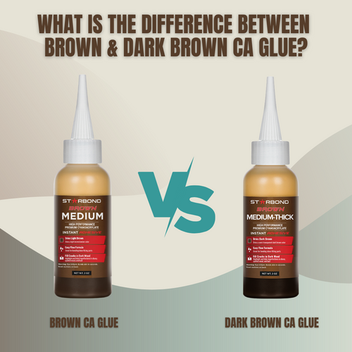 What is the Difference Between Brown & Dark Brown CA Glue?
