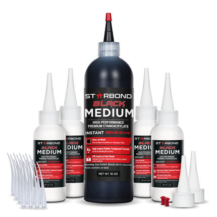 Black Medium CA Glue, KE-150