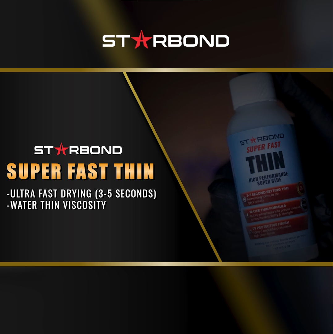 Load video: Super Fast Thin CA Glue — Superglue Pro Kit