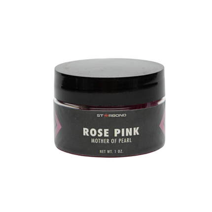 Rose Pink Mother of Pearl Inlay Flakes, 1 oz.