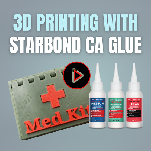 3D Printing with Starbond CA Glue