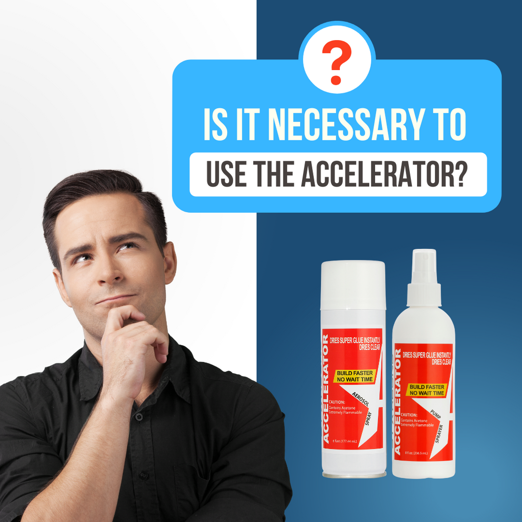 Is it necessary to use an accelerator or activator while using supergl