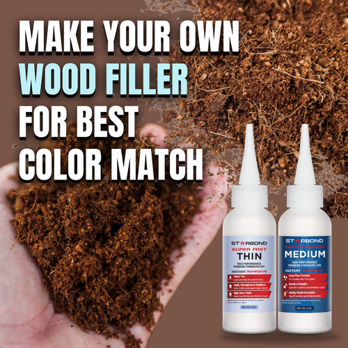 Make Your Own Wood Filler for Best Color Match