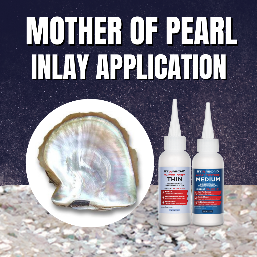 Mother of Pearl Inlay Application with CA Glues