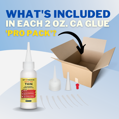 What’s included in Each 2 oz. Pro Pack of Starbond CA Glues?