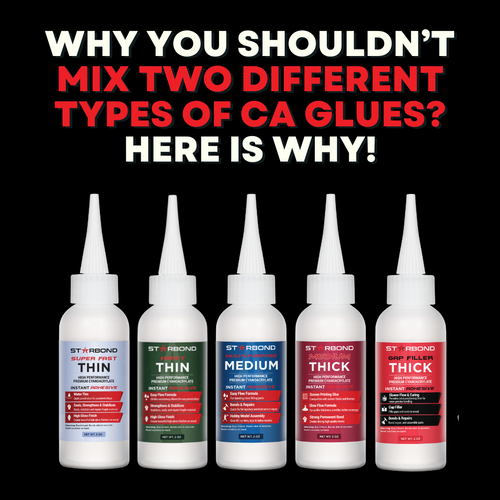Mixing Two Different CA Glues: Is It Effective?