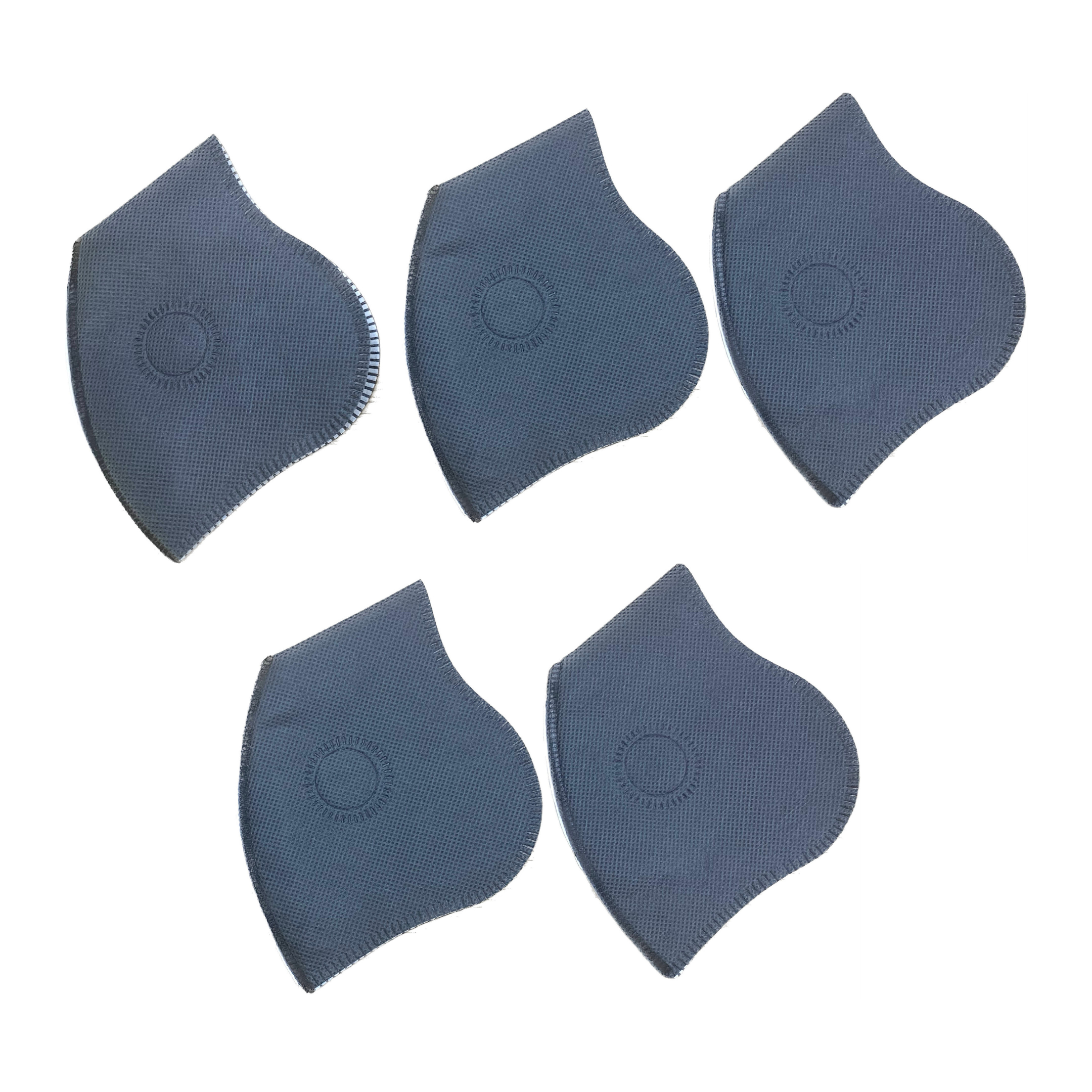 Replacement Filters for Black Dust Masks - Pack of 5