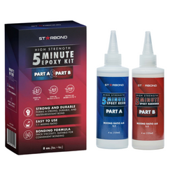 Starbond Premium Thin Super Glue, Super Fast Drying Time (3-5 Seconds), and 2 oz Glue Remover Bundle. Includes Debonder Brush Cap Applicator