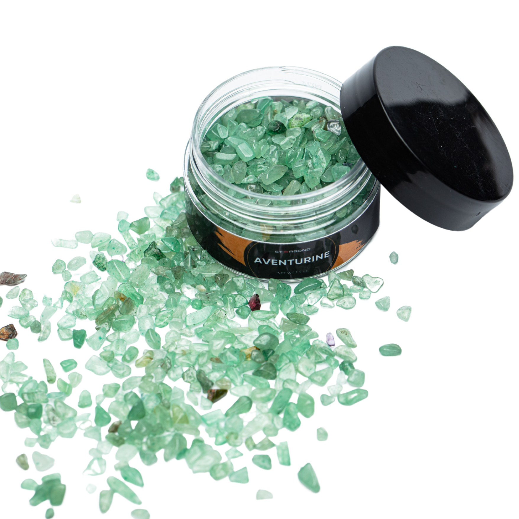 🎁 Aventurine Crushed Gemstone Inlay Crystals, 2.5 oz. (25% off)