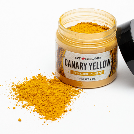 Starbond Canary Yellow Matte Colored Pigment Jar - 2 oz.