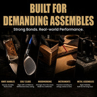 30-Minute Toughened Epoxy Pro Kit — Long Working Time for Knife Handles, Rod Builds and Golf Shafts