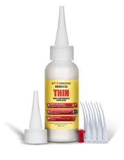 Low-Odor Thin Super Glue [Pro Kit] — Foam-Safe CA Glue for Models and Delicate Materials (2 oz or 16 oz)