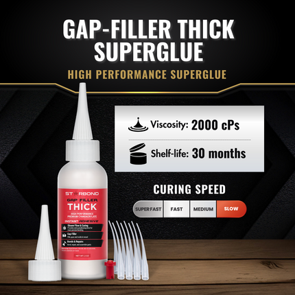 "Gap-Filler" Thick CA Glue, EM-2000