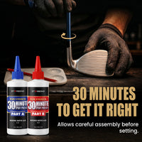 30-Minute Toughened Epoxy Pro Kit — Long Working Time for Knife Handles, Rod Builds and Golf Shafts