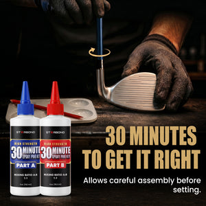 30-Minute Toughened Epoxy Pro Kit — Long Working Time for Knife Handles, Rod Builds and Golf Shafts