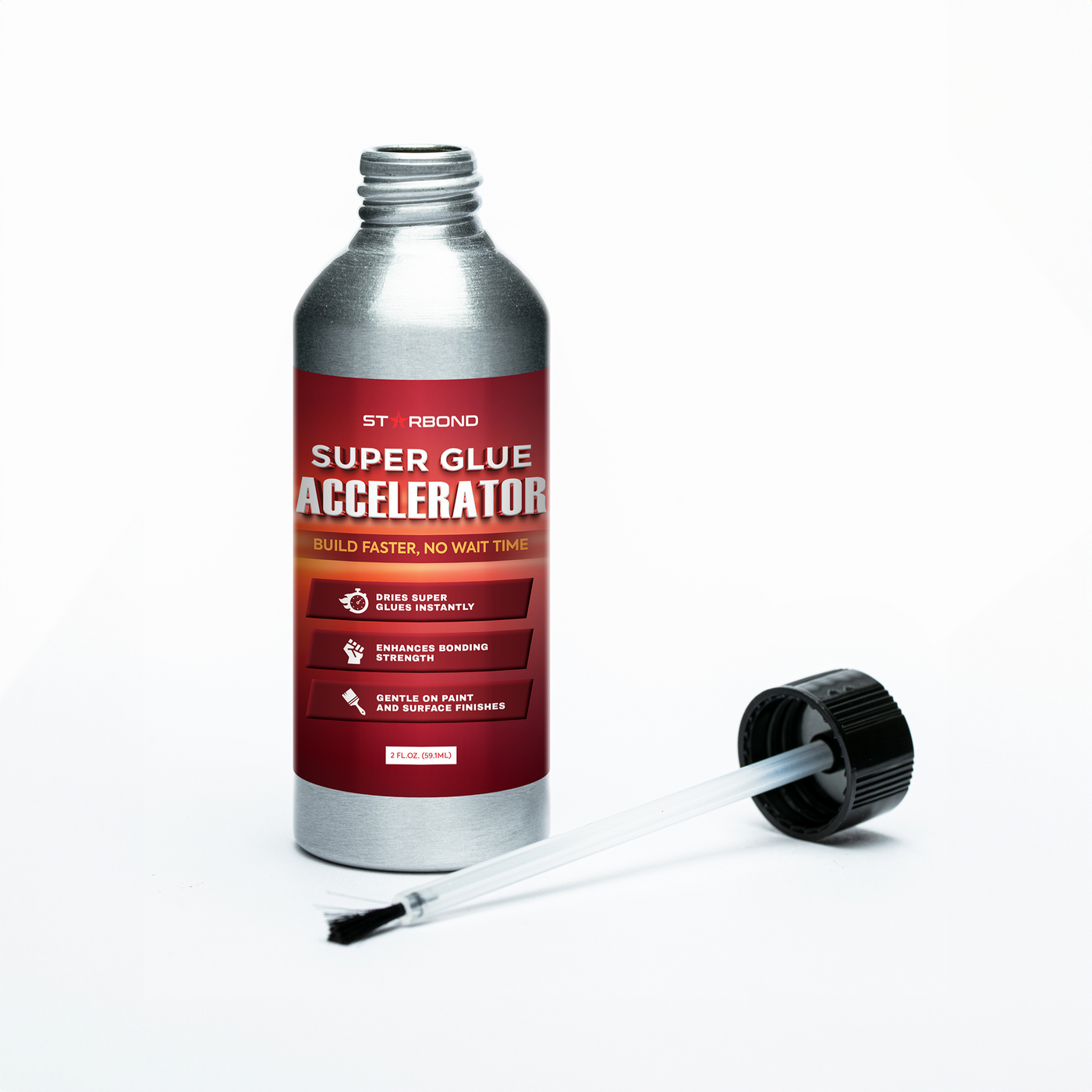 Super Glue BrushOn Accelerator 2 oz. Starbond