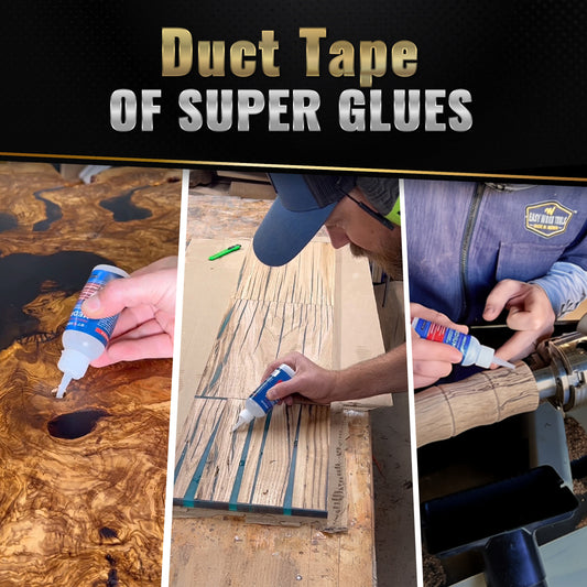 All-Purpose Medium Super Glue Pro Kit — 10–12 Second CA Glue for Quick Repairs and Glue-Ups — 2 oz, 4 oz or 16 oz