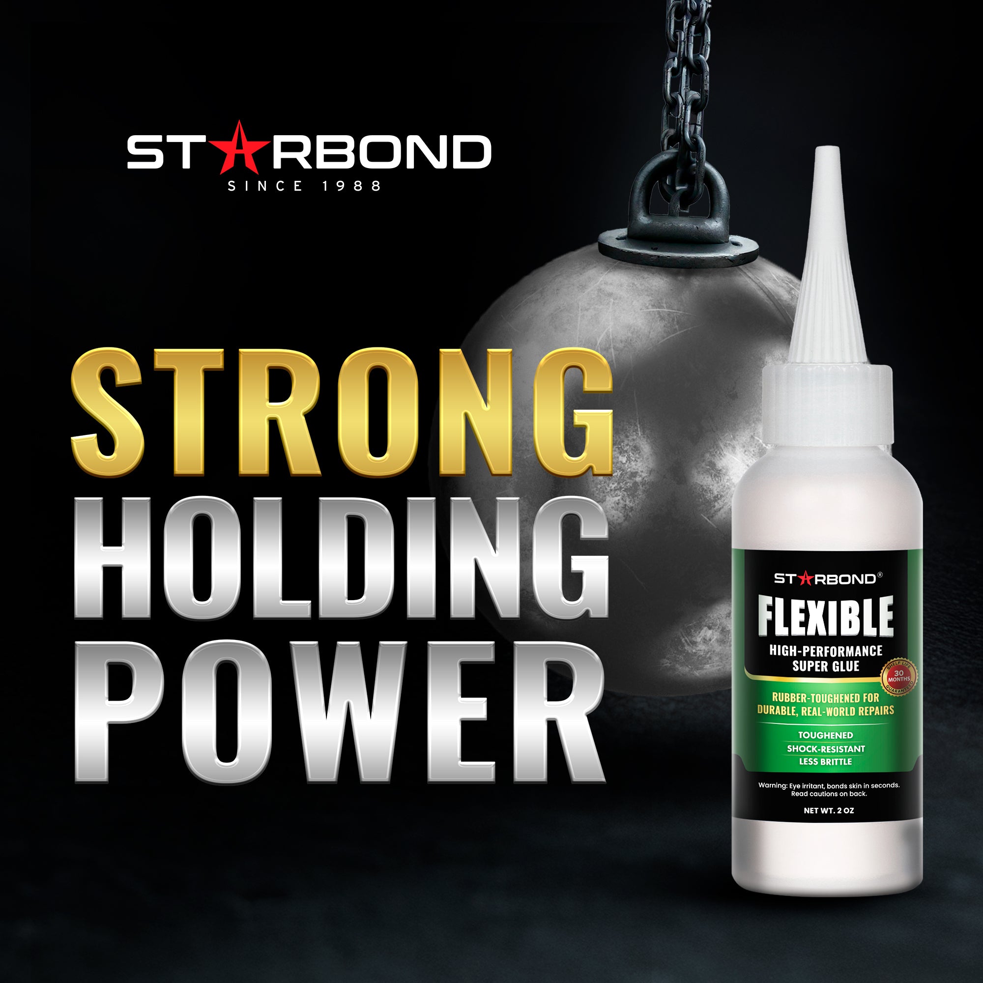 Flexible Medium-thick Clear CA Glue — Superglue Pro Kit