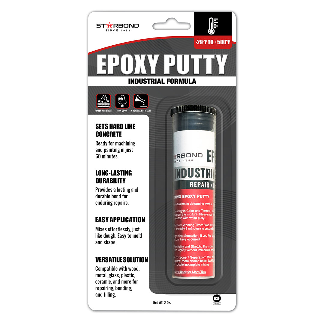 Epoxy Putty | High-Temperature Resistance (White), 2 oz.