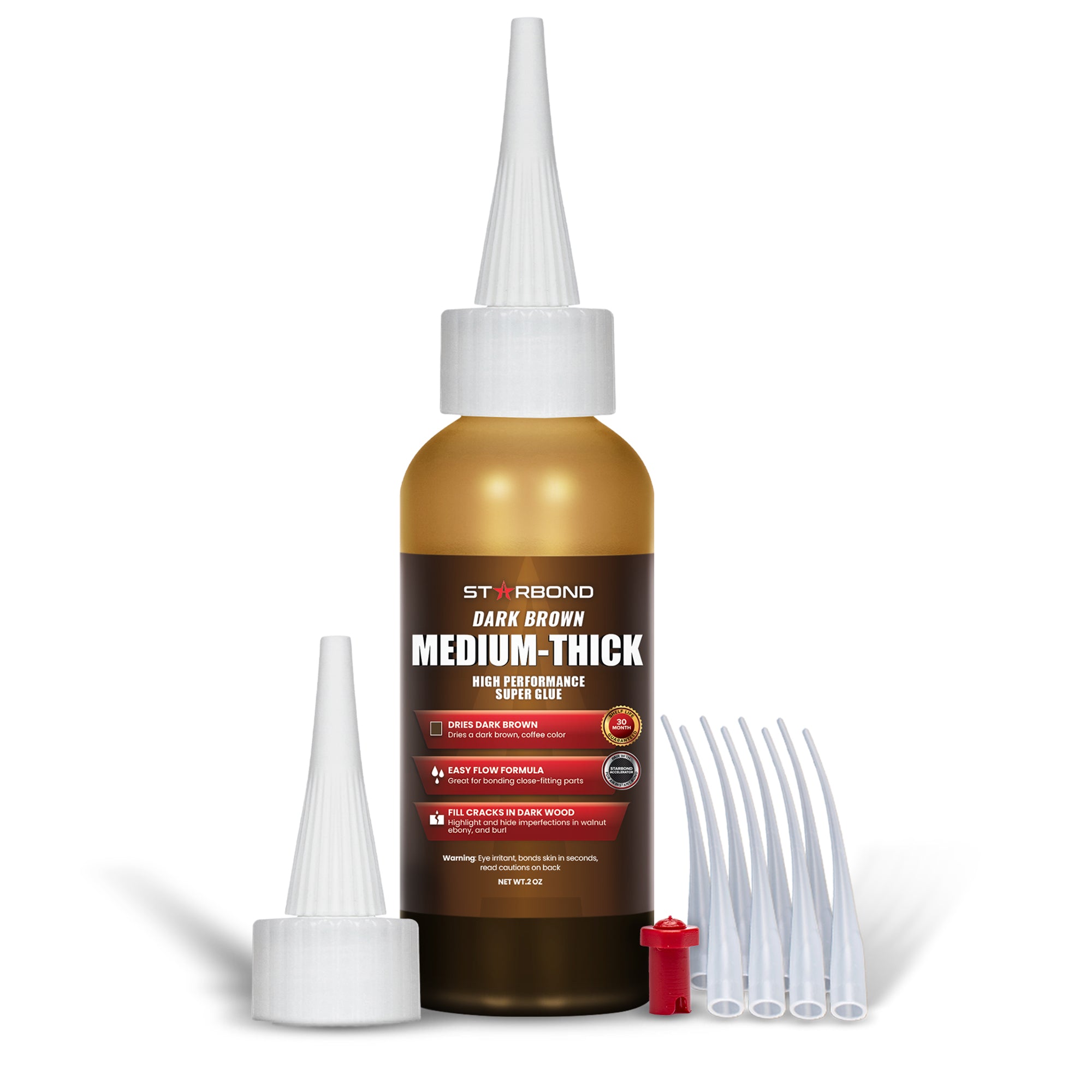 "Dark Brown" Medium-Thick Super Glue