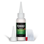 Flexible Toughened Super Glue Pro Kit — Medium-Thick CA Glue for Impact, Vibration and Mixed-Material Repairs (2 oz)
