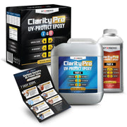 ClarityPro Tabletop Epoxy Resin — Clear, UV-Resistant Finish (3 Gallons)