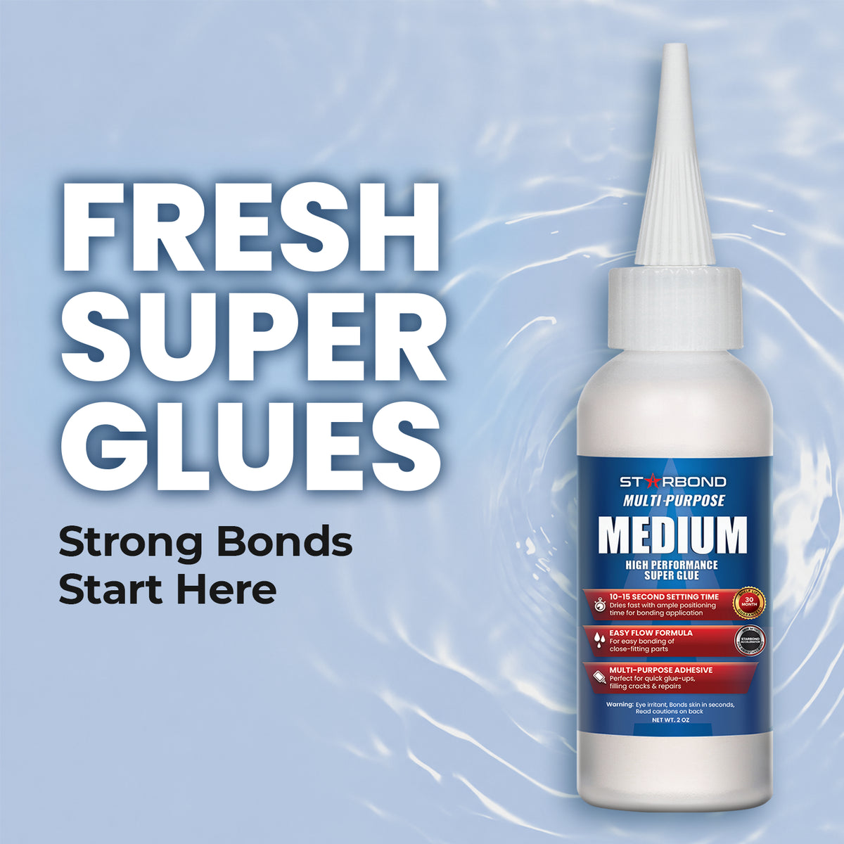 All-Purpose Medium Super Glue [Pro Kit] — Quick Repairs & Glue-Ups
