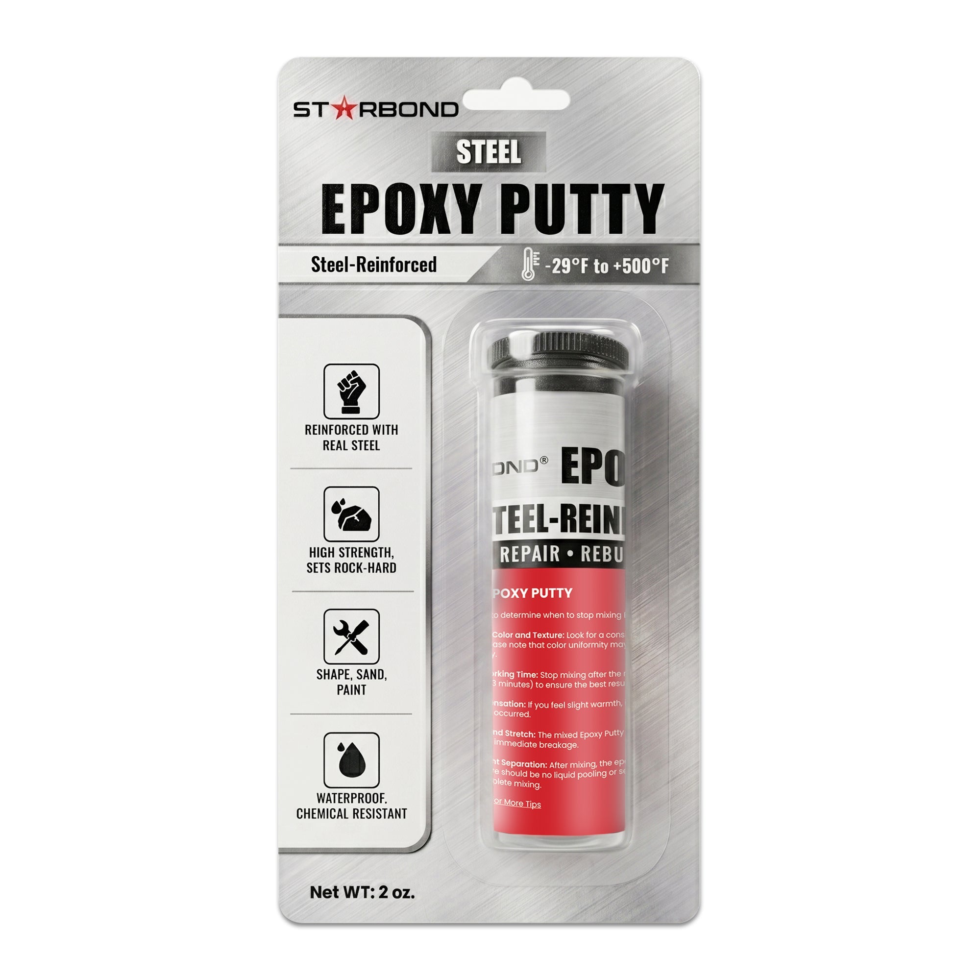 🎁 Steel-Reinforced Epoxy Putty (2 oz) (100% off)