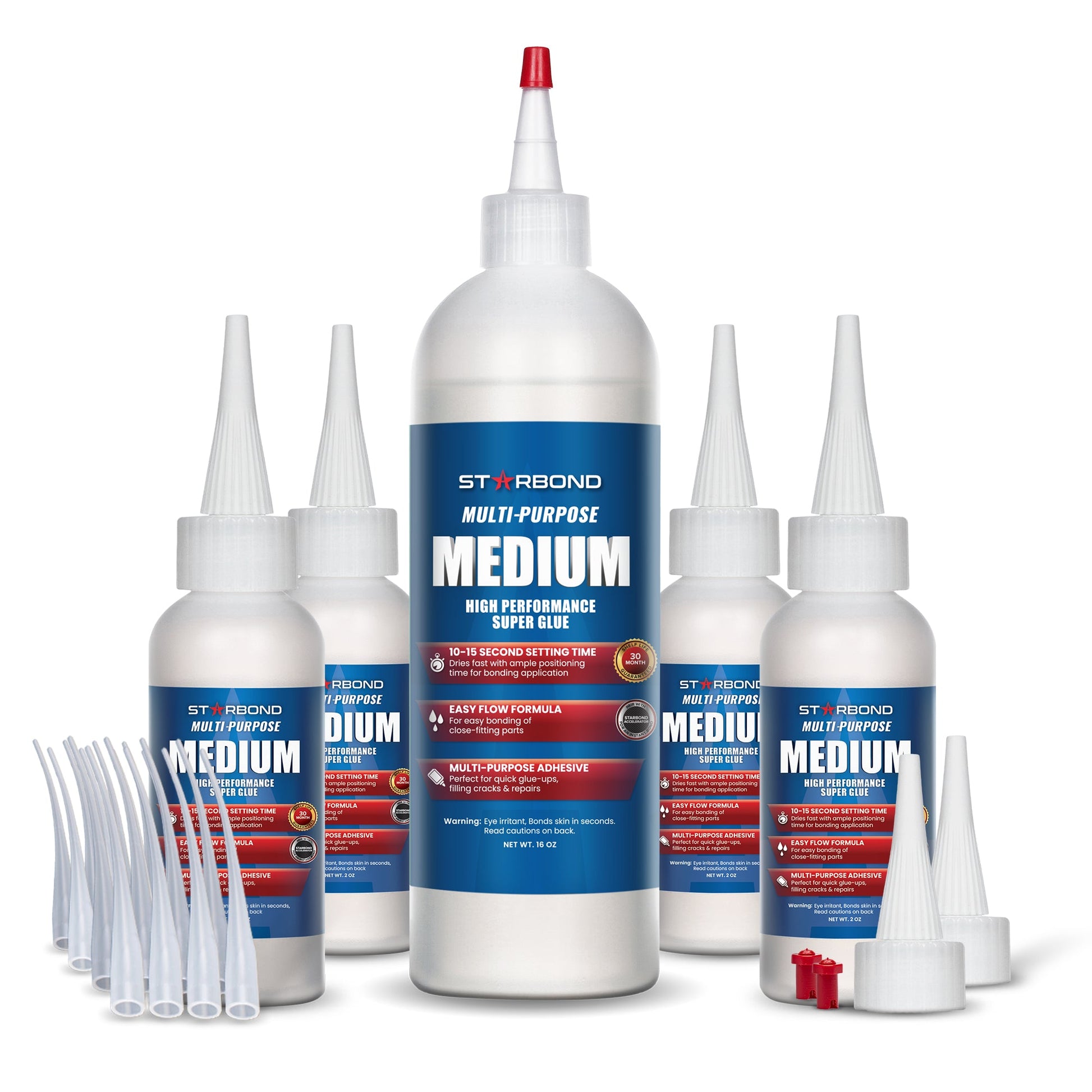 Starbond 16 oz All-Purpose Medium CA Adhesive production bottle