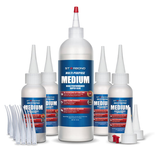 Starbond 16 oz All-Purpose Medium CA Adhesive production bottle