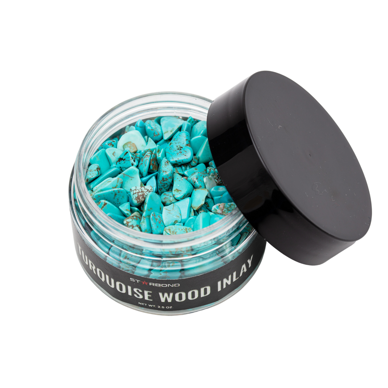 Turquoise Wood Inlay Chips, 2.5 oz. Starbond