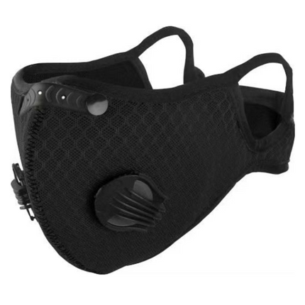 Starbond Black Dust Mask with 3 Carbon Filters, One Size Fits Most