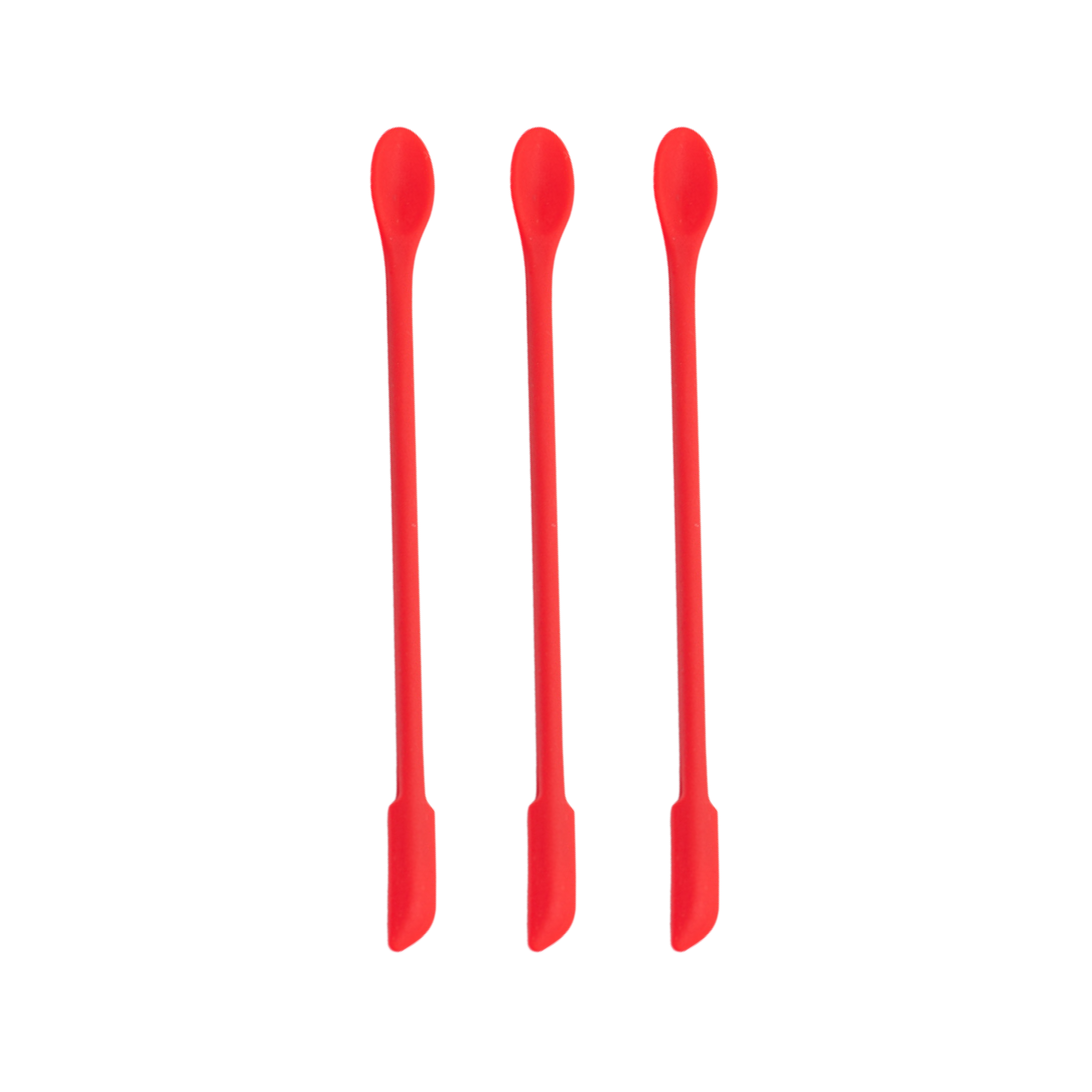 Silicone Jar & Can Spatulas - A set of 2 jar scrapers of different lengths