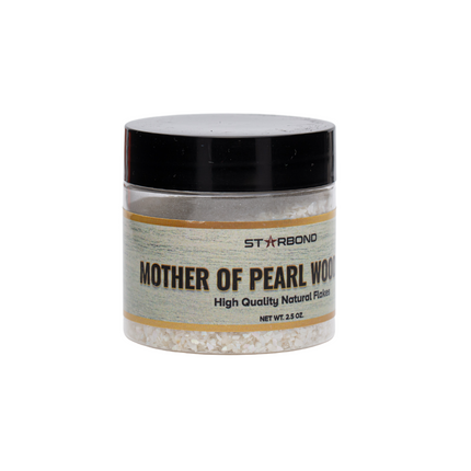 Starbond Natural Mother of Pearl Inlay Flakes, 2.5 oz.