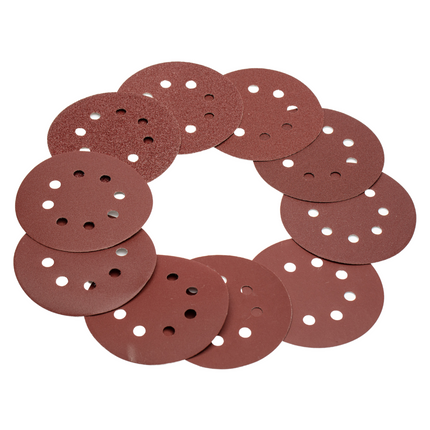 35 Pcs Sanding Discs, 5 Inch Hook and Loop Sandpaper Set 8 Hole Sanding  Discs 7 Grades Include 60, 80, 100, 120, 150, 180, 240 Assorted Grit Sand  Paper for Random Orbital Sander 