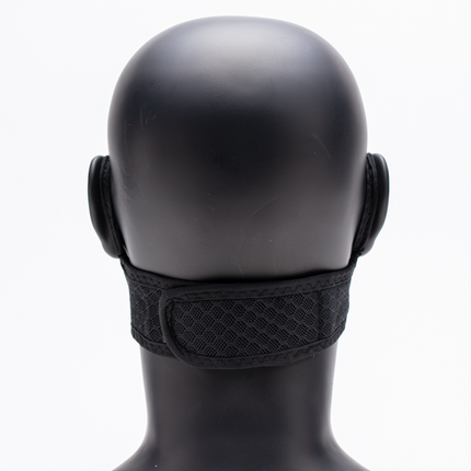 Black Dust Mask with 3 Carbon Filters