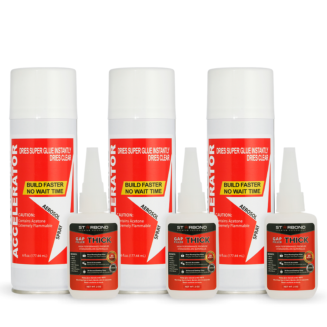 Starbond Black Medium-Thick CA Glue KBL-500 59 ml - STARBOND Premium CA  Glues