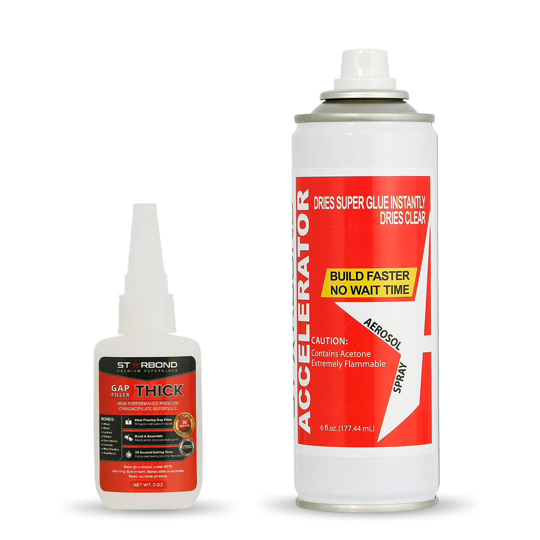 Premium Super Glue Accelerator by Glue Masters 2 oz Bottle with Detachable Spray Pump 100% Money